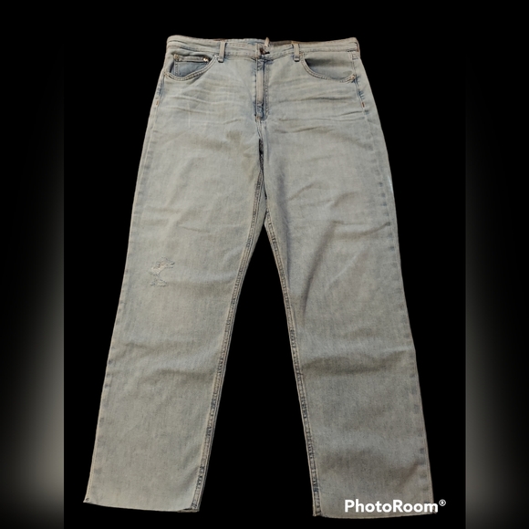 Rag & Bone Womens Hi Rise Distressed Jeans Ankle Cigarette Nina Size 34 NWT - Picture 1 of 11